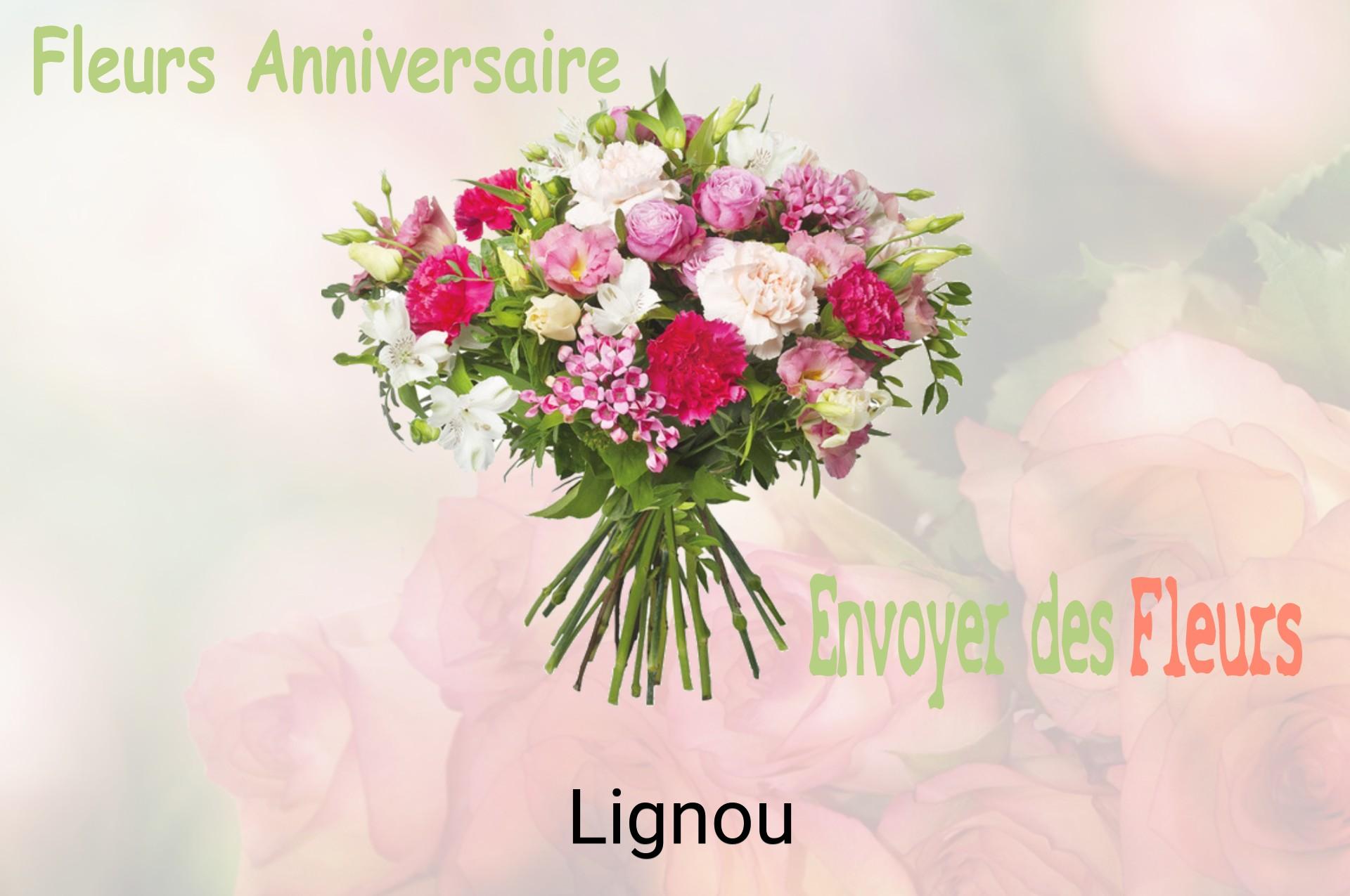 Bouquet de fleurs d’anniversaire livré à Lignou